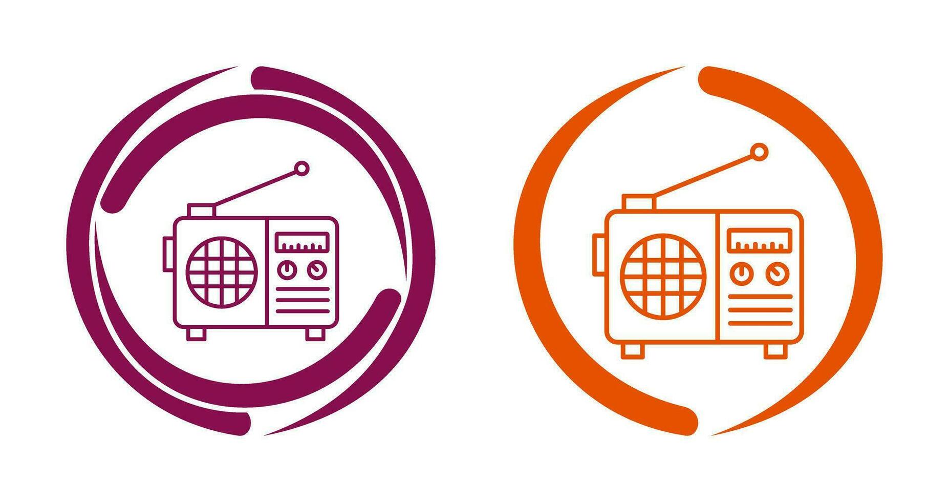 Radio Vector Icon