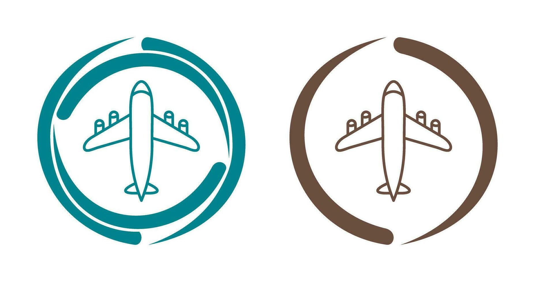 Flying Airplane Vector Icon