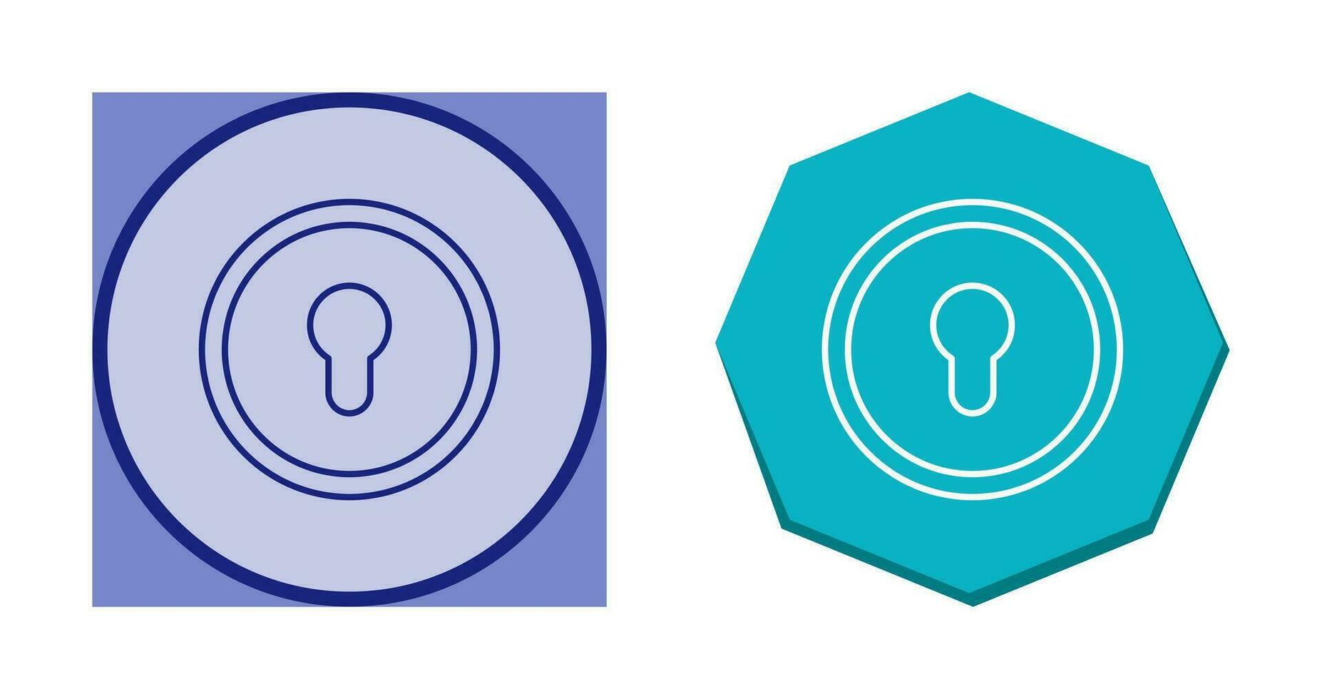 Key Hole Vector Icon