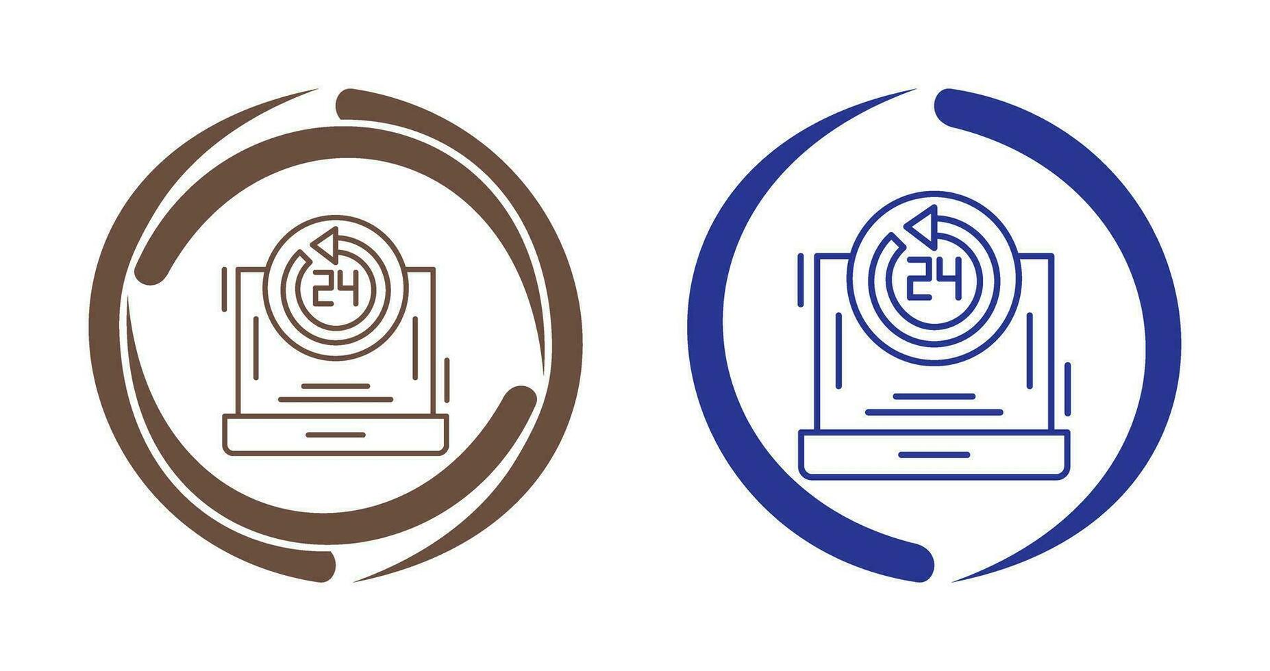 24h Support Vector Icon
