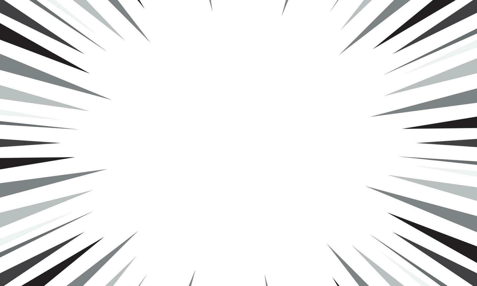 background speed lines. comic style radial lines vector