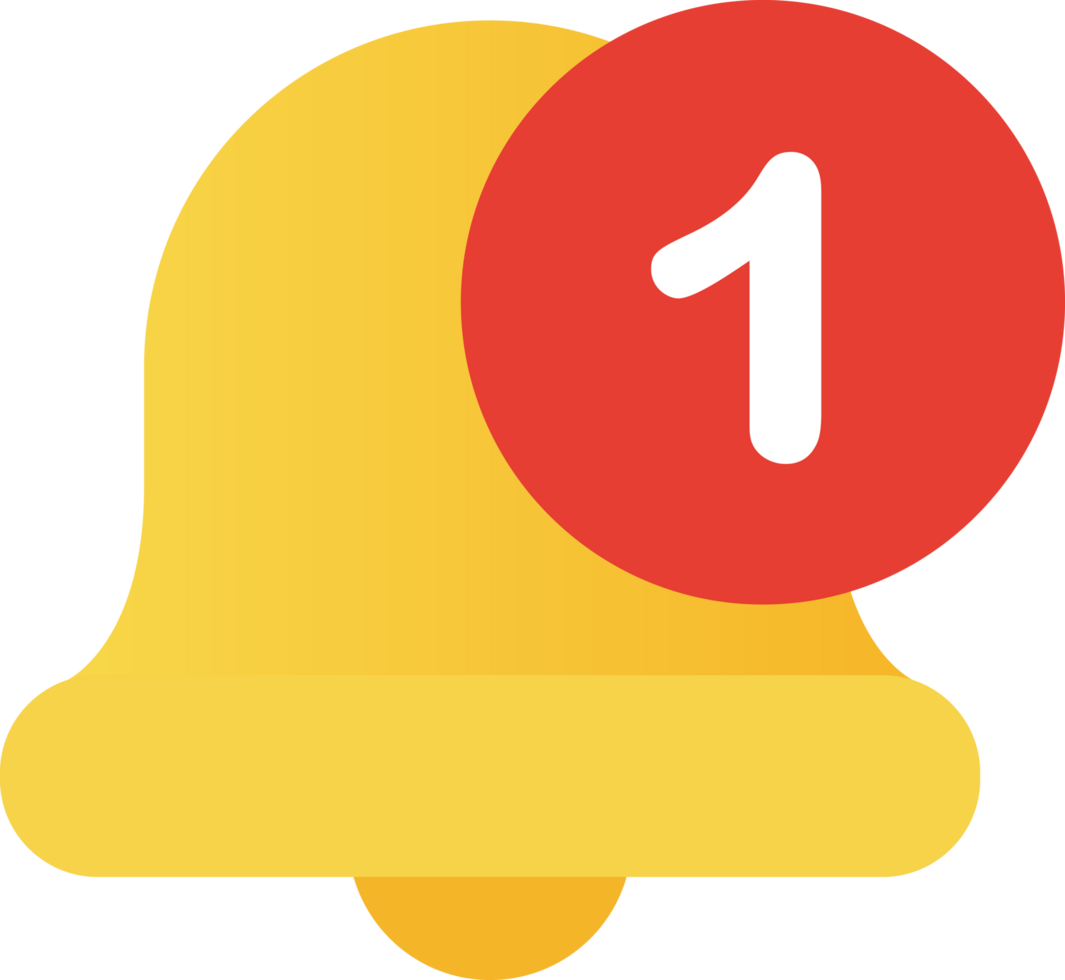 Notification Bell icon png