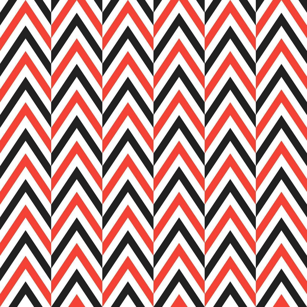Red and black herringbone pattern. Herringbone vector pattern. Seamless geometric pattern for clothing, wrapping paper, backdrop, background, gift card.