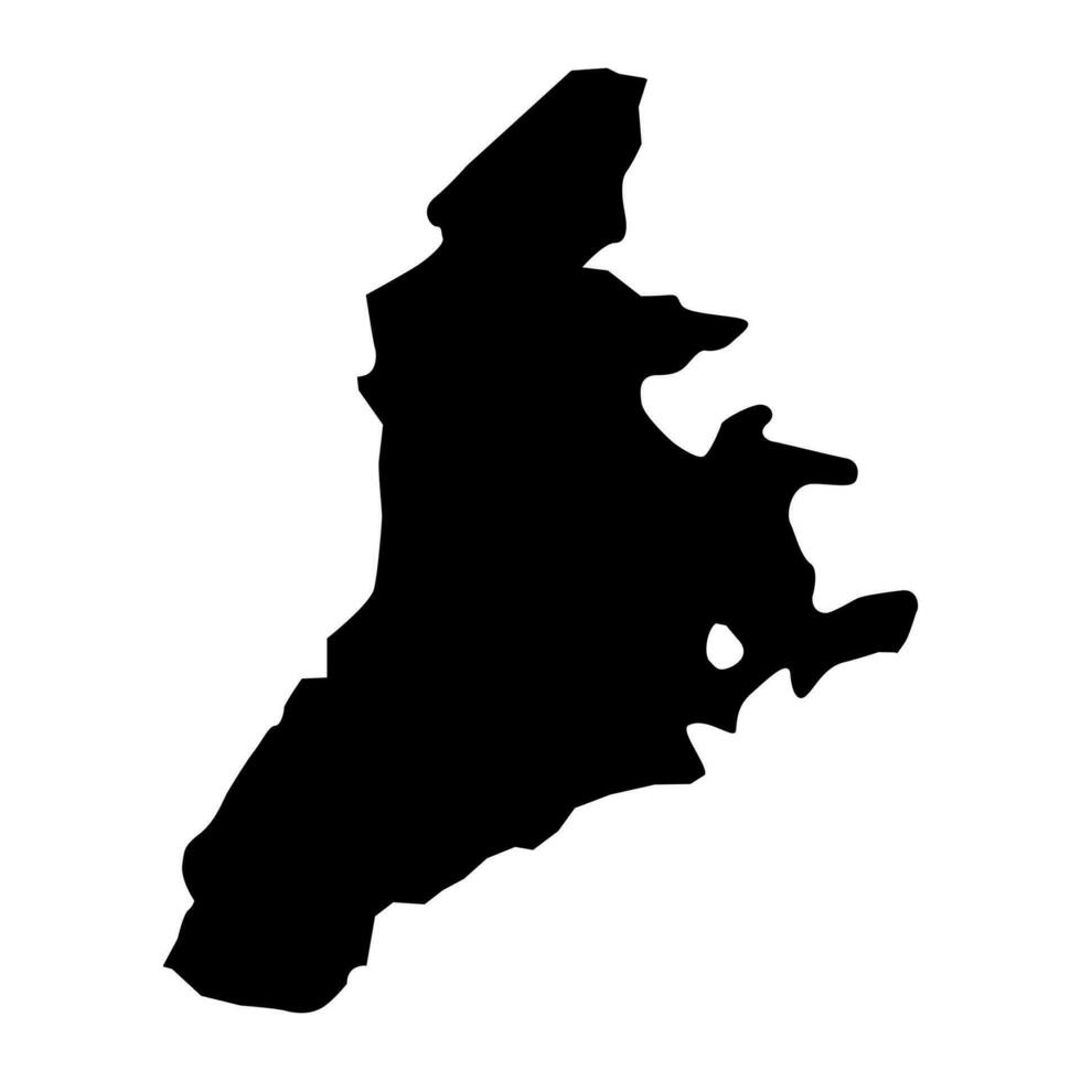 Goranboy district map, administrative division of Azerbaijan. vector