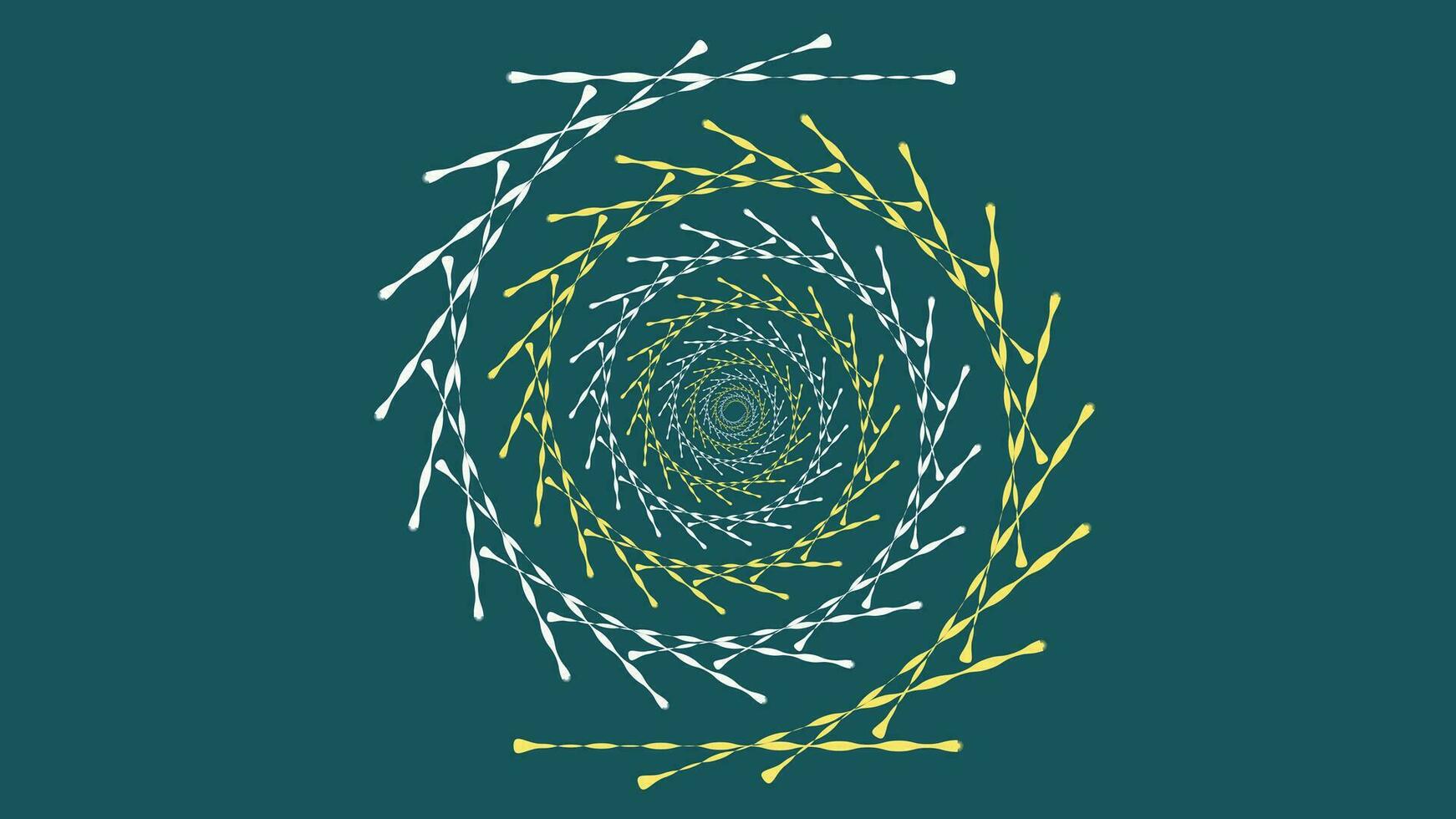 Abstract spiral vortex spinning background in simple style. This creative design can be used as a banner or website home page. vector