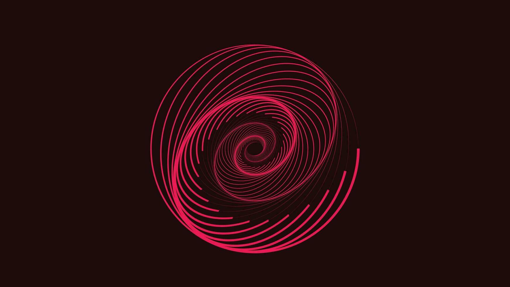 Abstract spiral round logo background. This spinning galaxy type logo can be used as a banner or project elements. vector