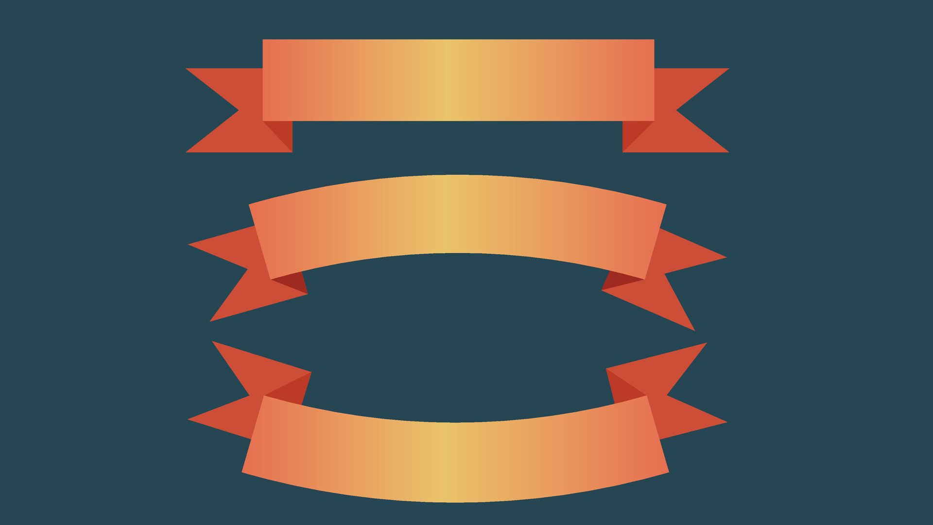 Abstract ribbon set for your celebration project. 29721042 Vector Art