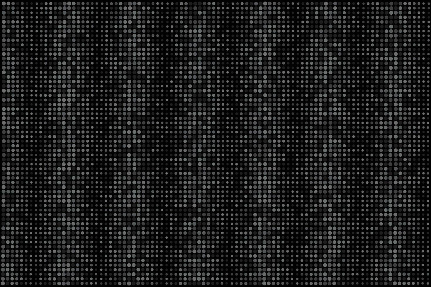 Black halftone dot grain texture pixel popart abstract pattern background vector