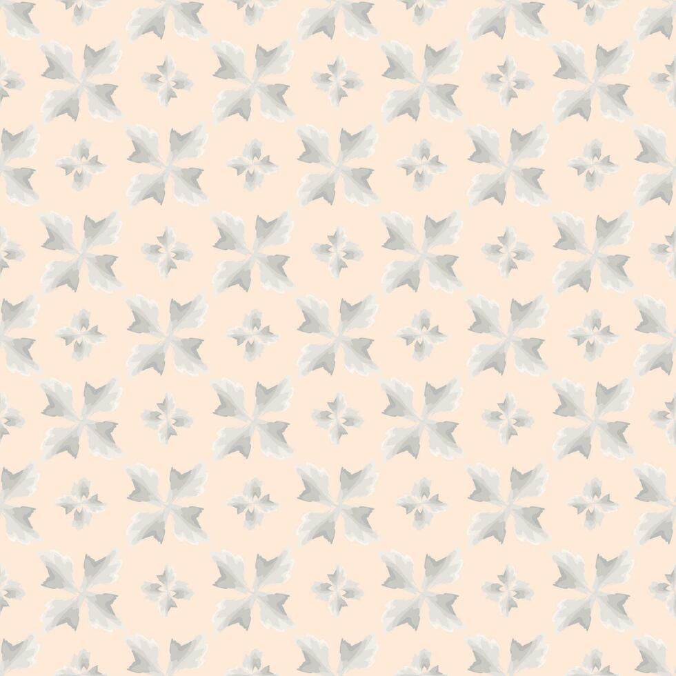 Abstract seamless  blurred pattern. Arabic line watecolored ornament with geometric shapes. Stylish floral ornamental vector background with swirl watercolor lines