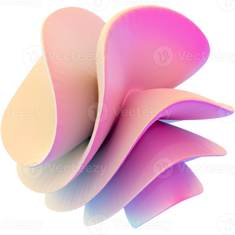 Abstract Pink Pearl Y2K Shape png