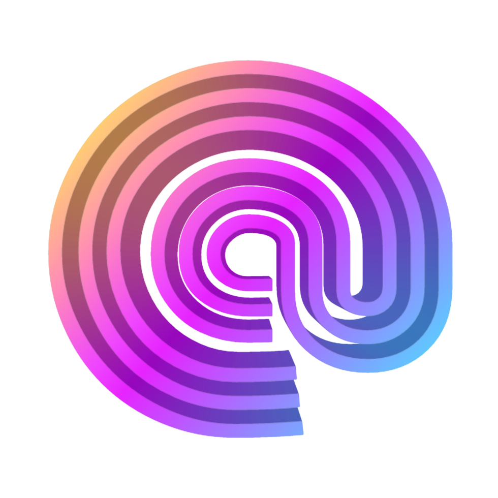 Abstract symbol Question Mark with transparent background png