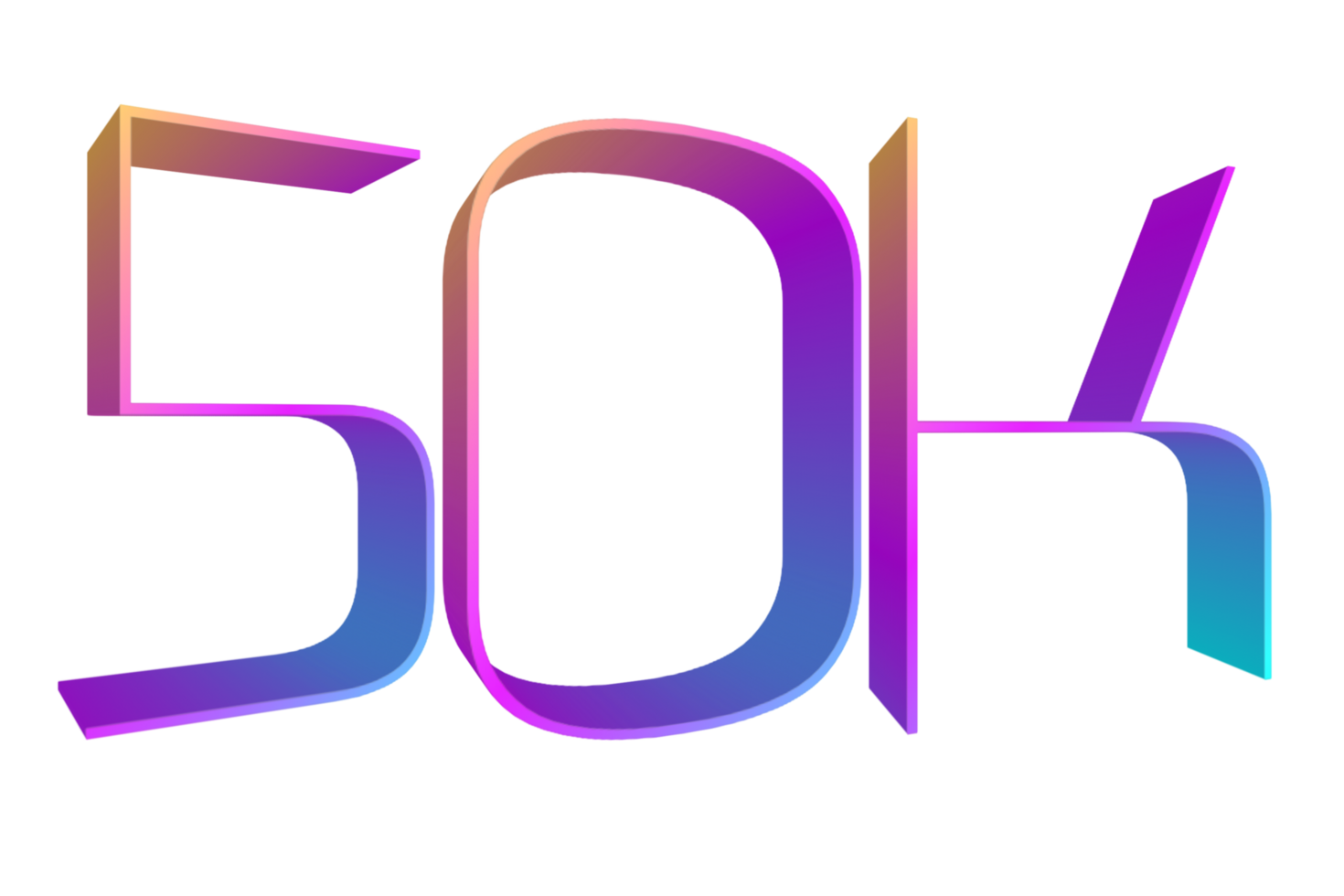 50k with colorful lines png