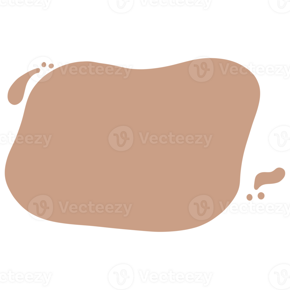 Text box with brown color png