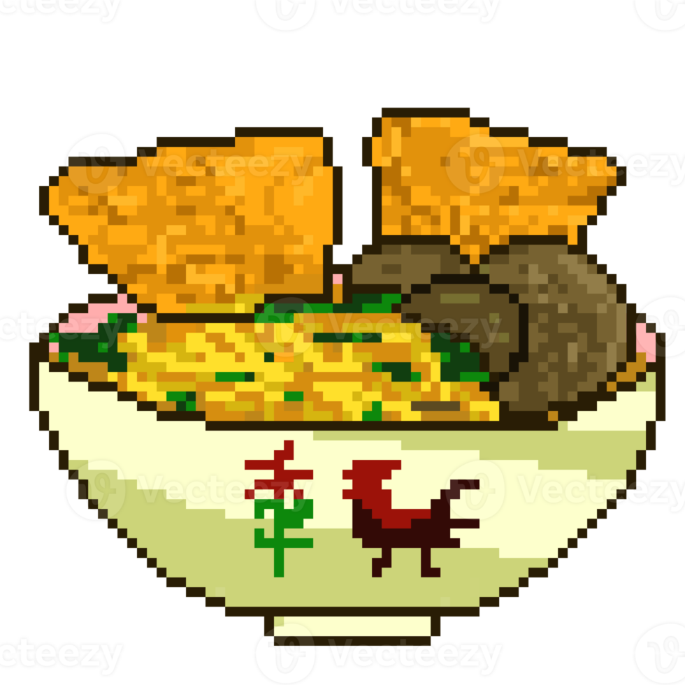 indonesia cuisine bakso pixel art png