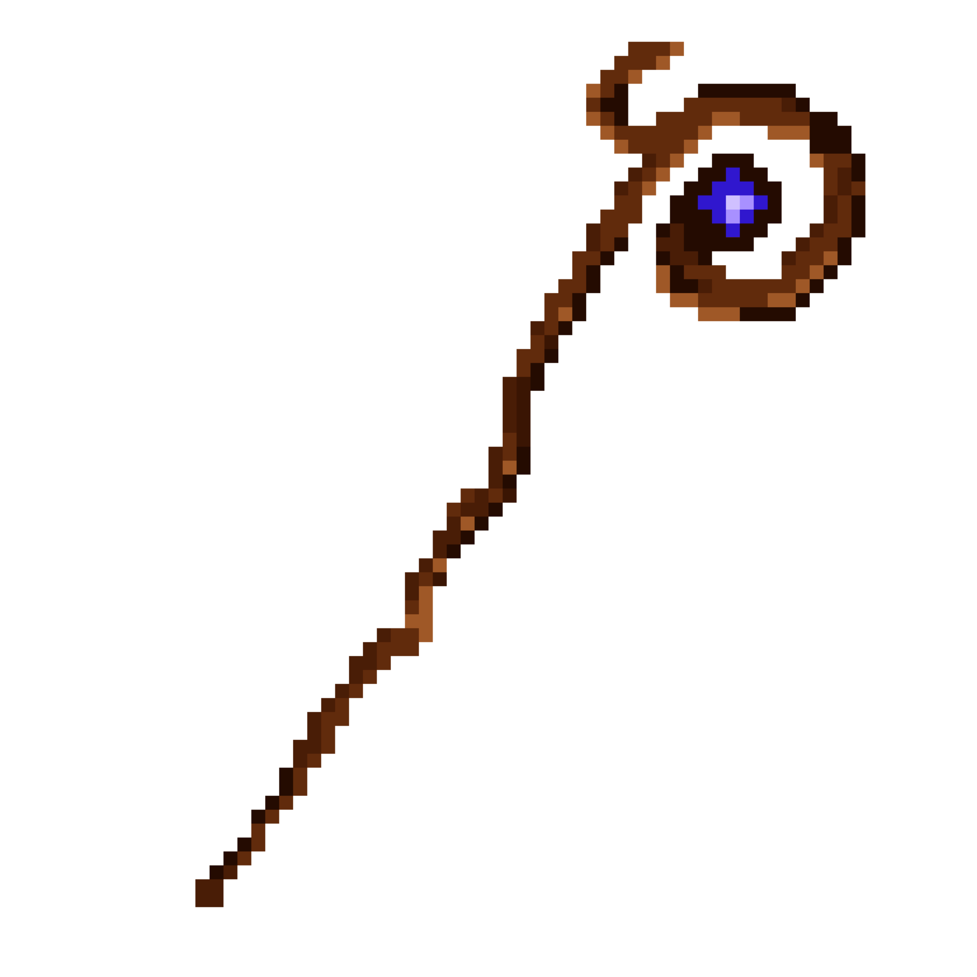 pixelated magic staff game equipment 29722732 PNG