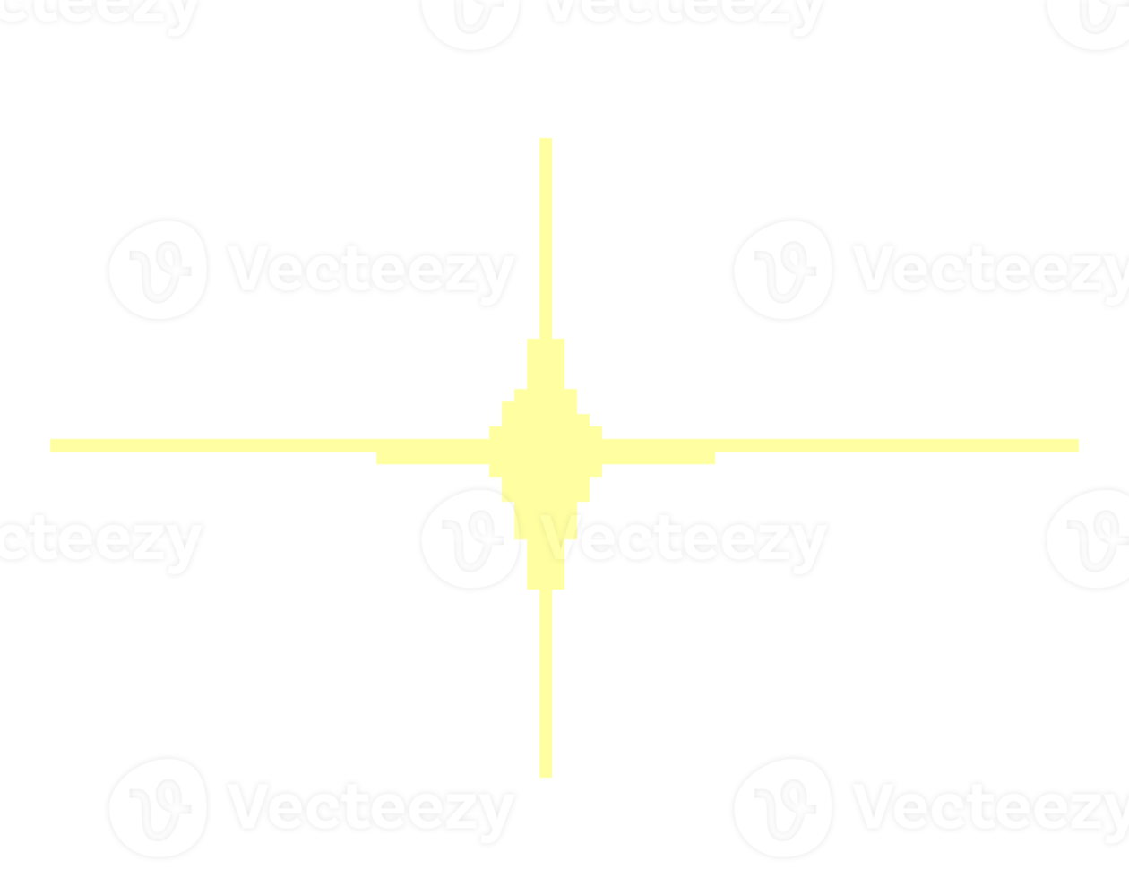 pixelig leuchtenden hell Licht Partikel png