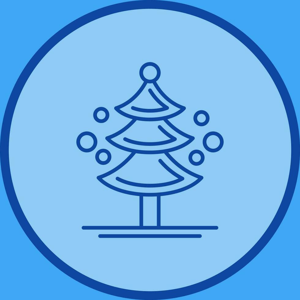 icono de vector de árbol de pino