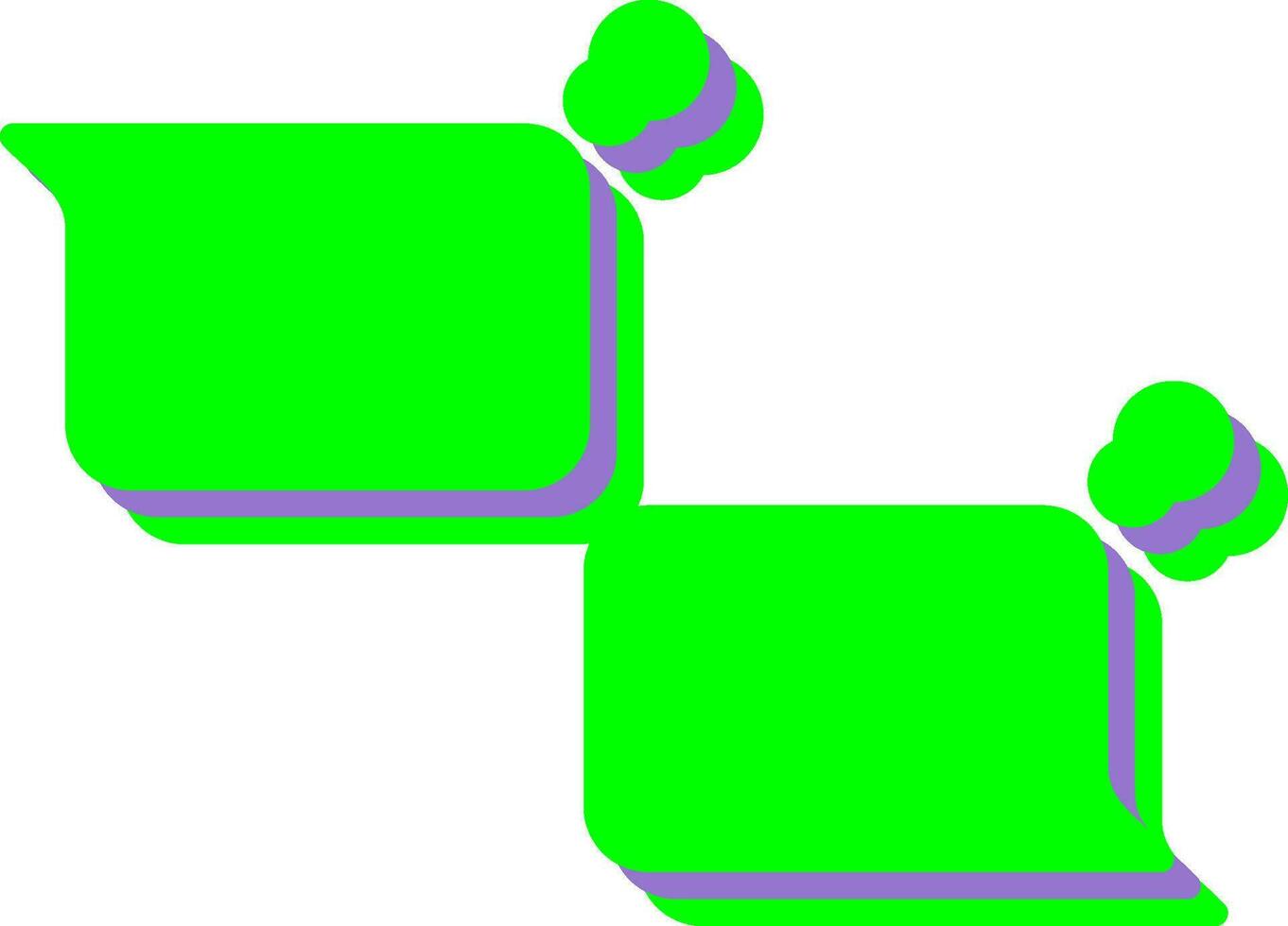 Unique Chatting Vector Icon