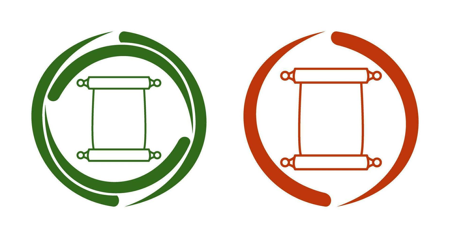 Scroll of Paper Vector Icon