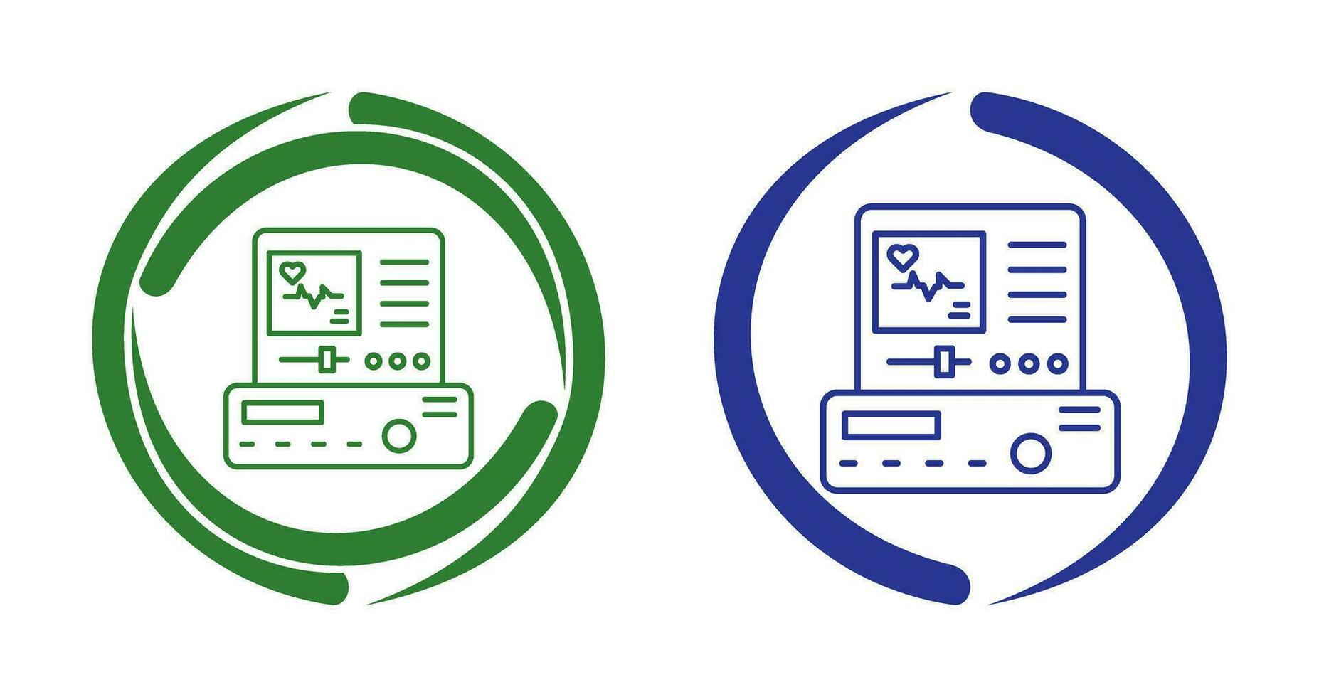 Electrocardiogram Vector Icon