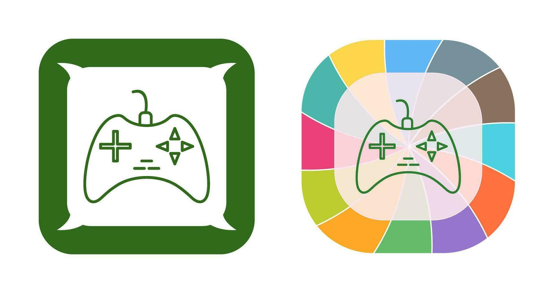 icono de vector de consola de juegos único