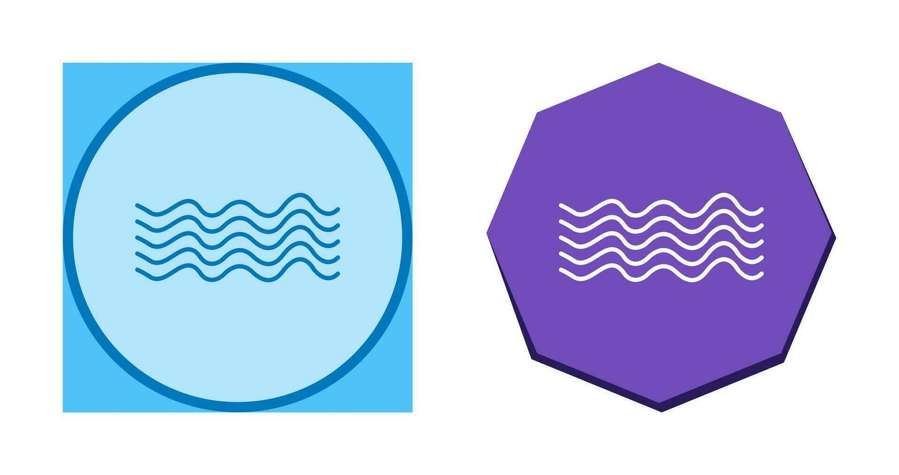 Magnetic Waves Vector Icon