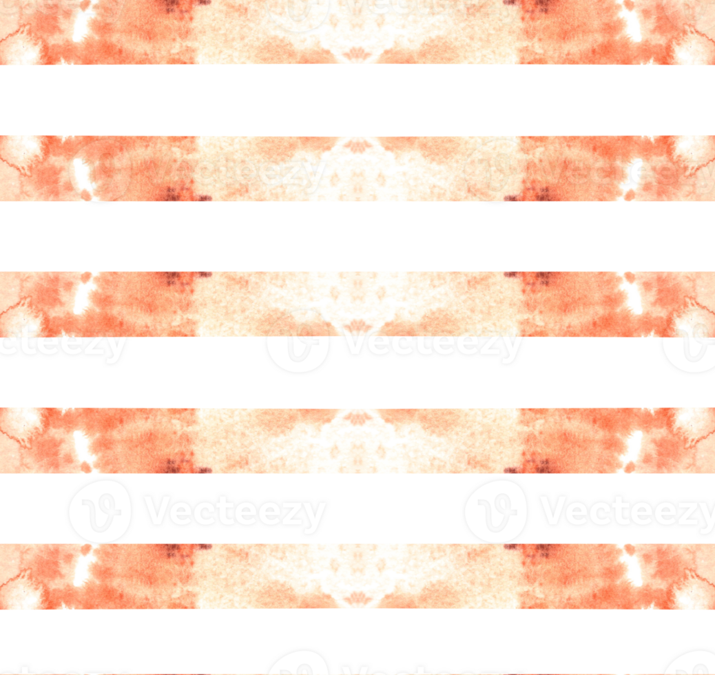 Watercolor orange stains striped seamless autumn pattern. Hand painted illustration. Great for your fall, halloween design, wrapping paper, holiday party, textile, wallpaper, print png