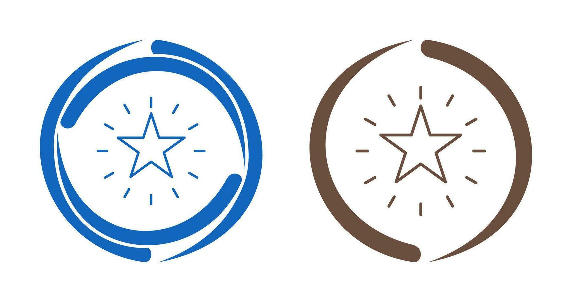 Unique Star Vector Icon