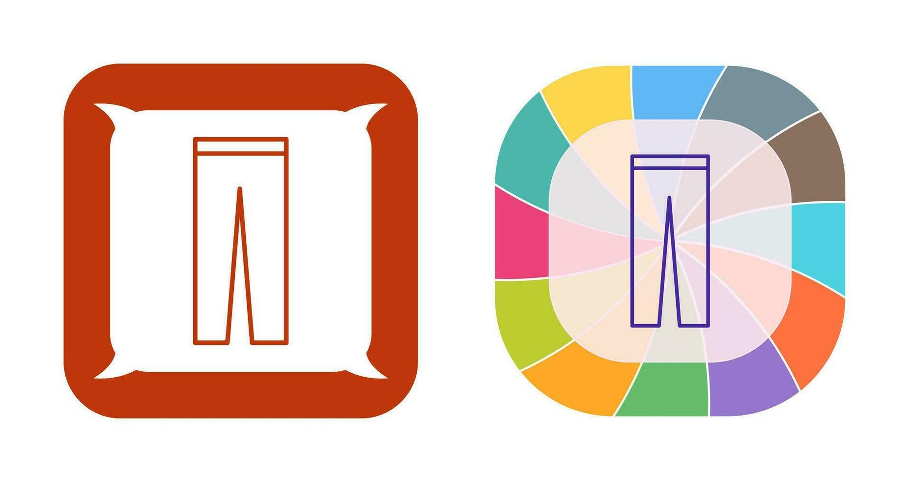 icono de vector de pantalones