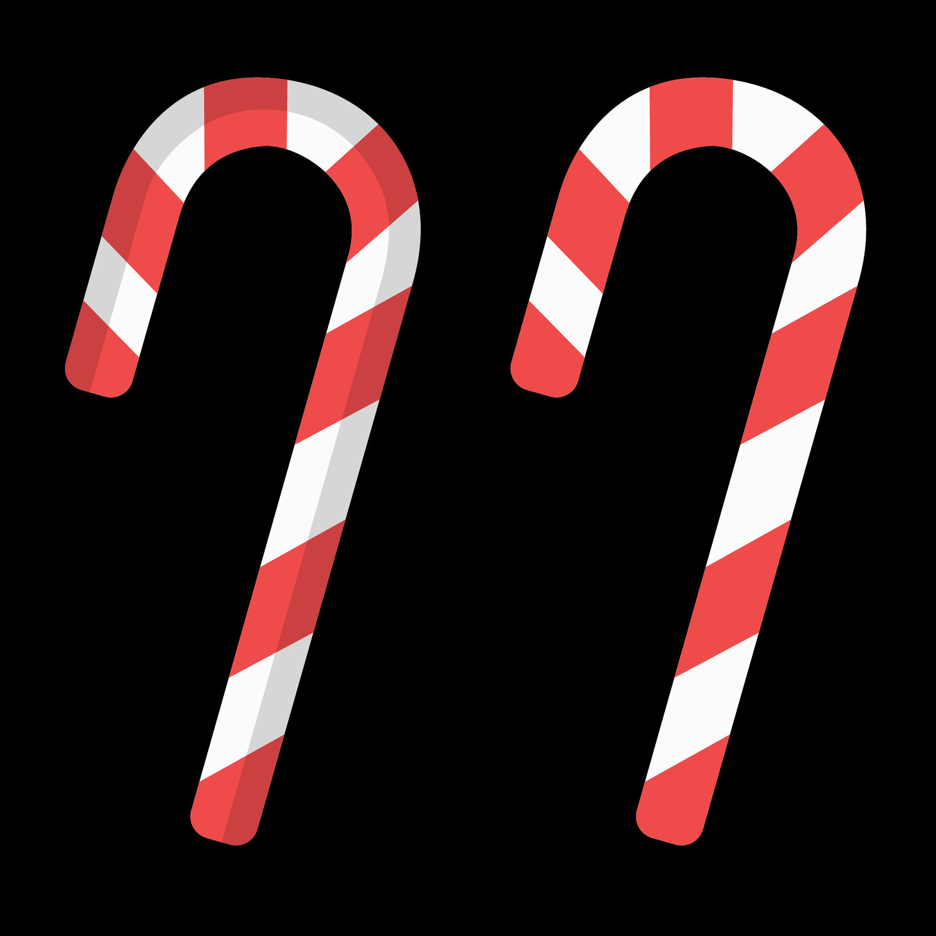 Christmas candy, Stock vector