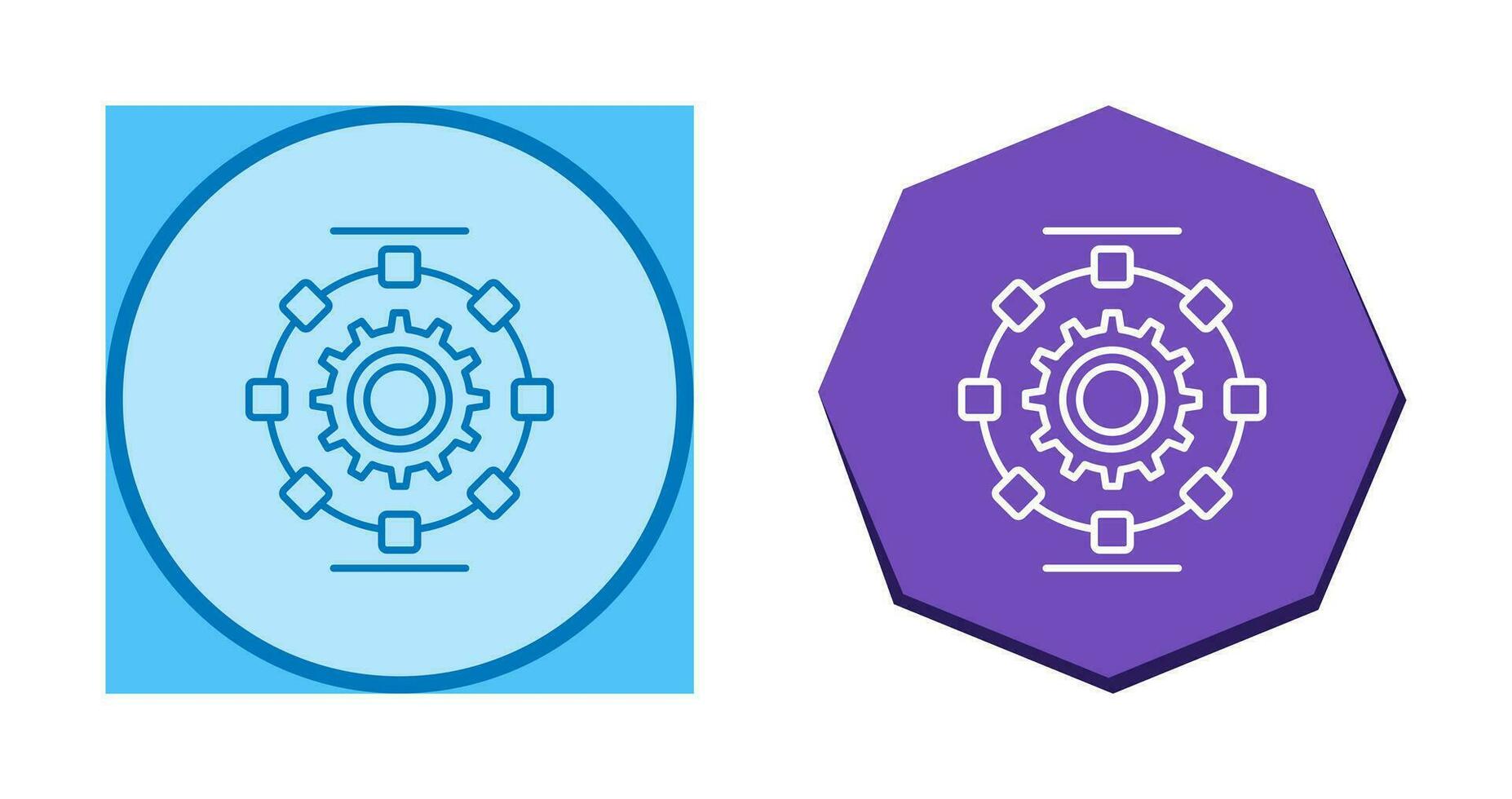 Automated Process Vector Icon