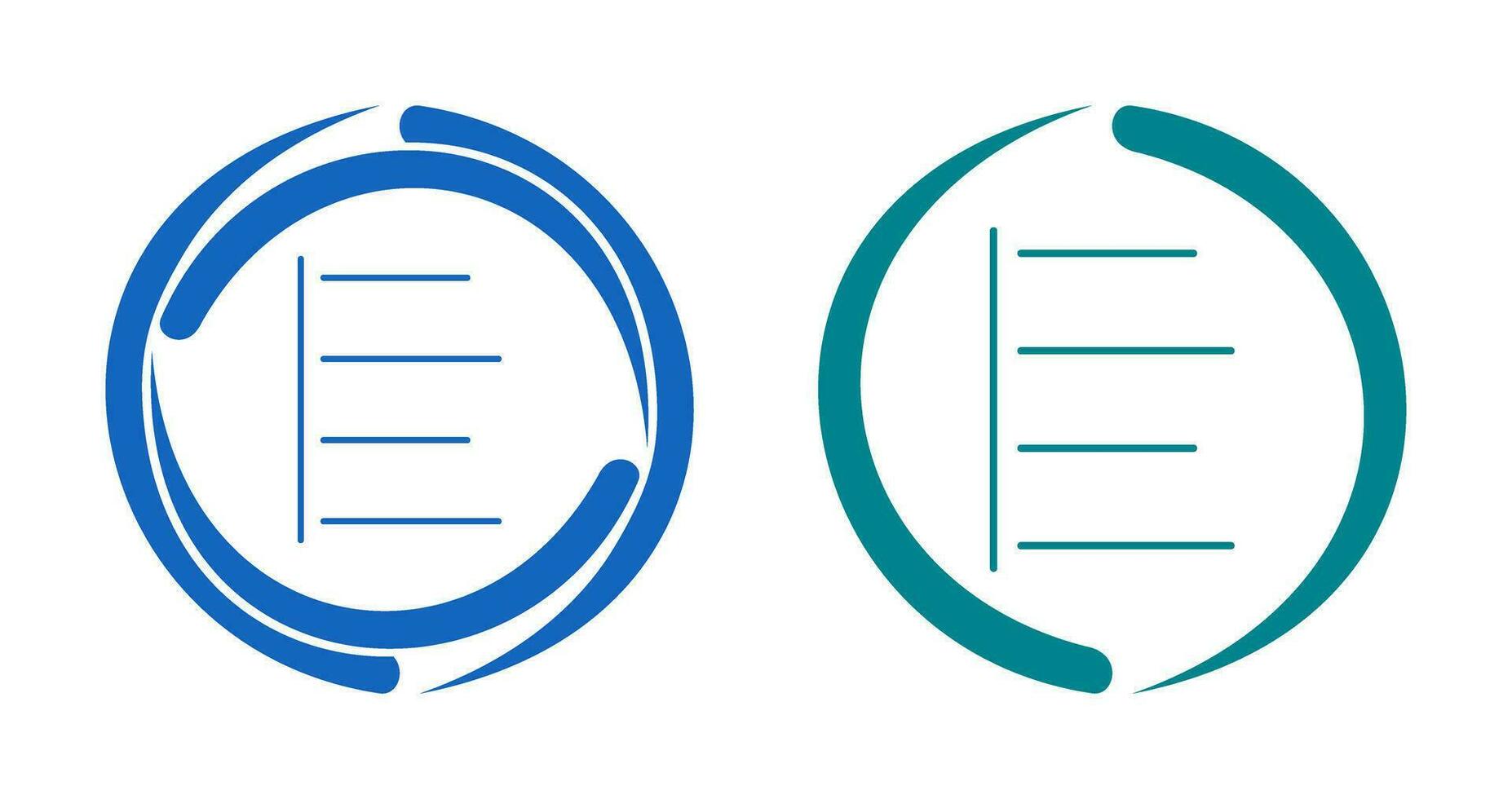 Unique Left Align Vector Icon