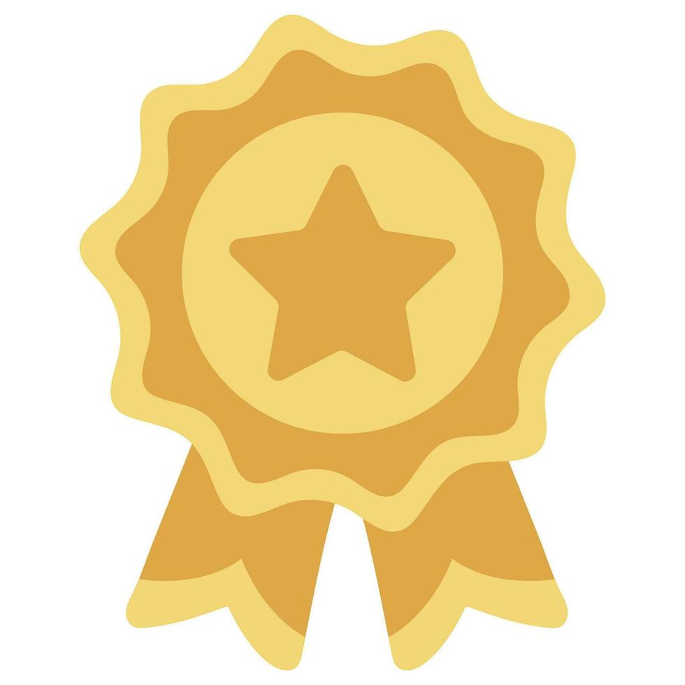 icono de la medalla de oro. vector