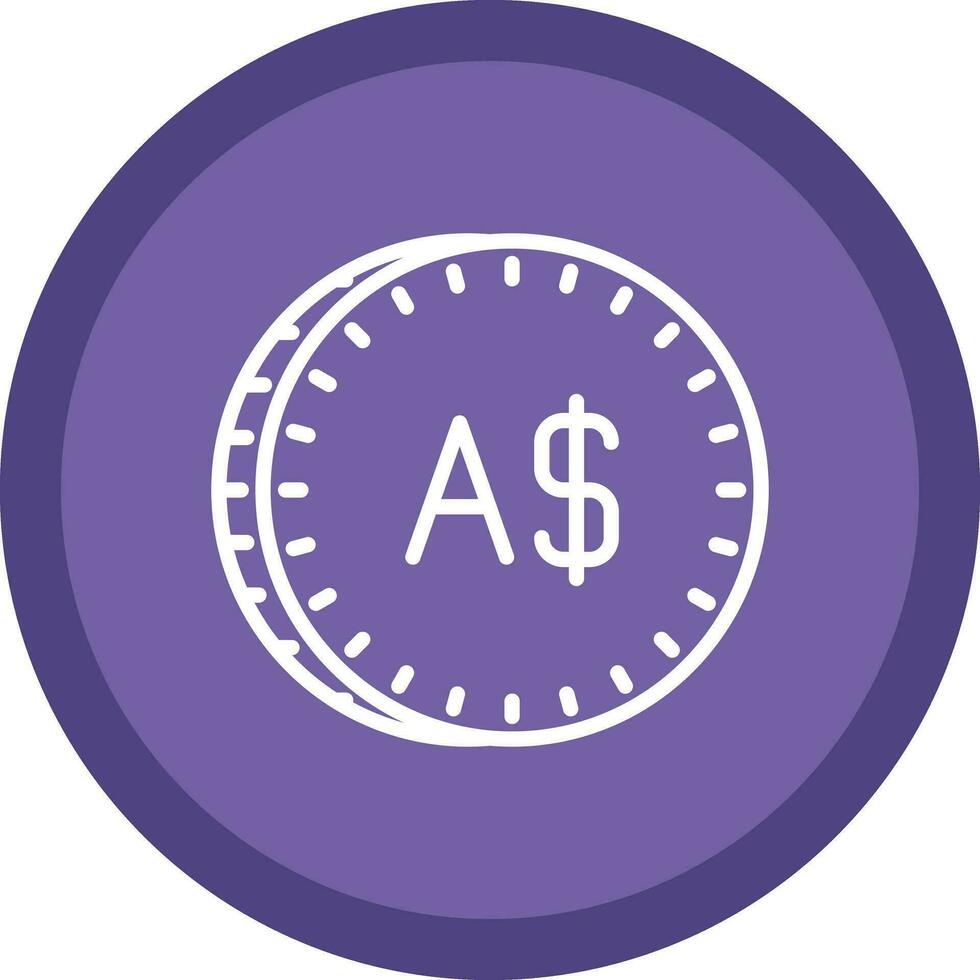 Australian Dollar Vector Icon Design