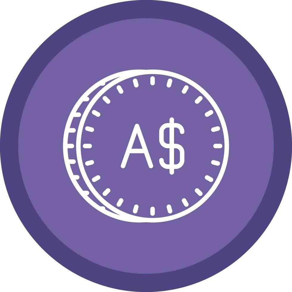 Australian Dollar Vector Icon Design