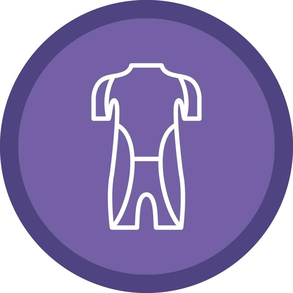 mojado traje vector icono diseño