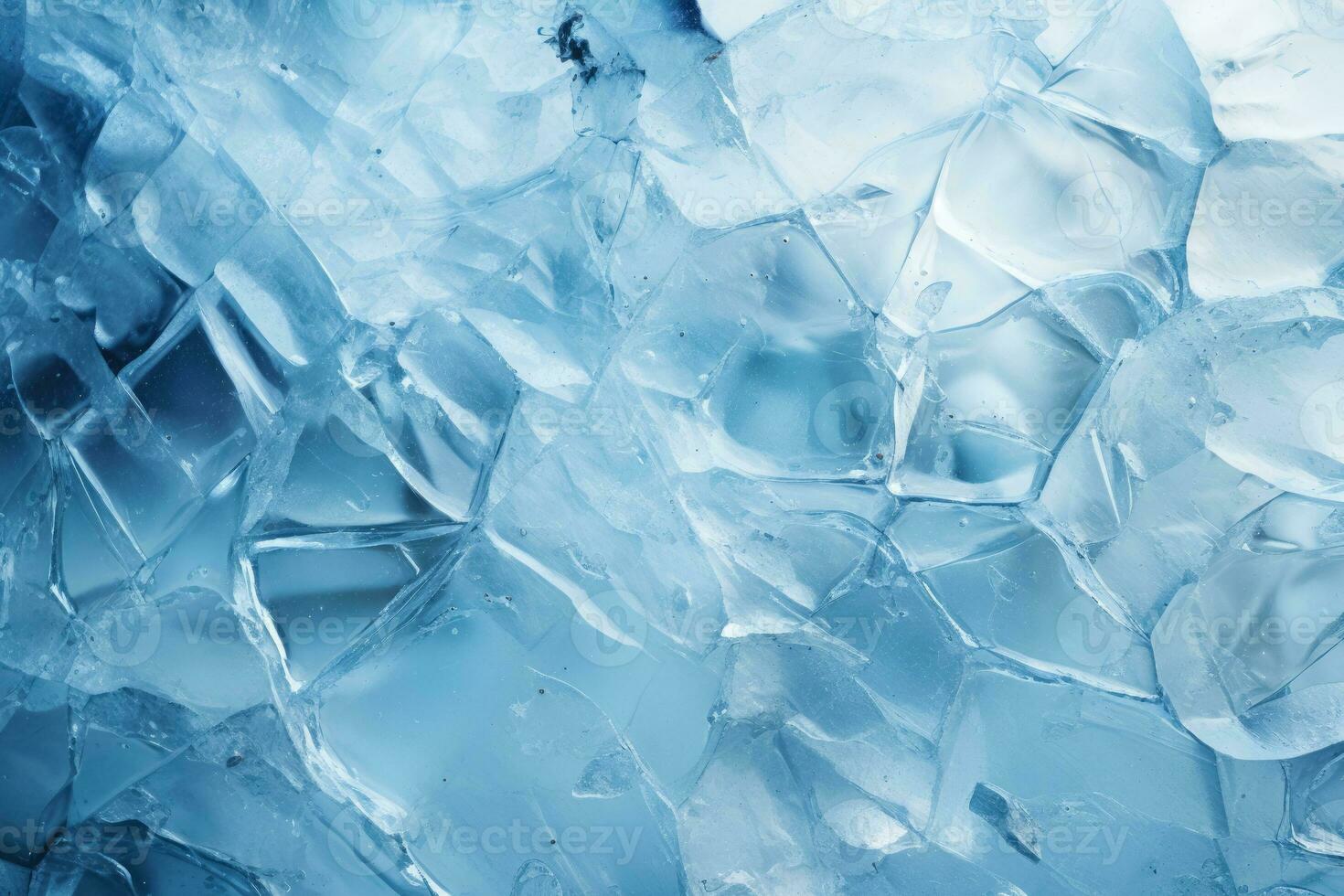 Vivid macro texture of frozen Antarctic iceberg patterns under sunlight photo