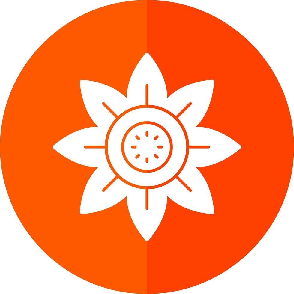 diseño de icono de vector de girasol