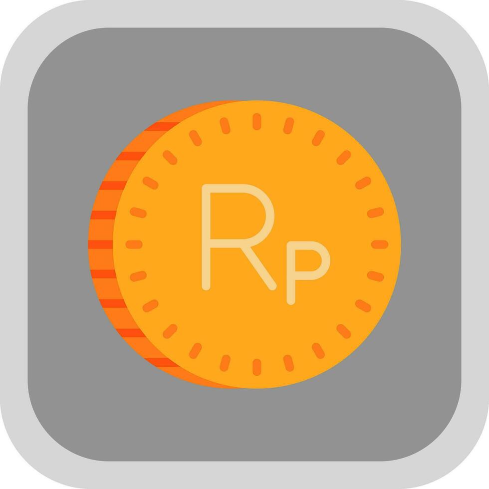 Indonesian Rupiah Vector Icon Design