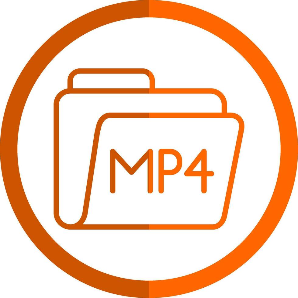 Mp4 Vector Icon Design