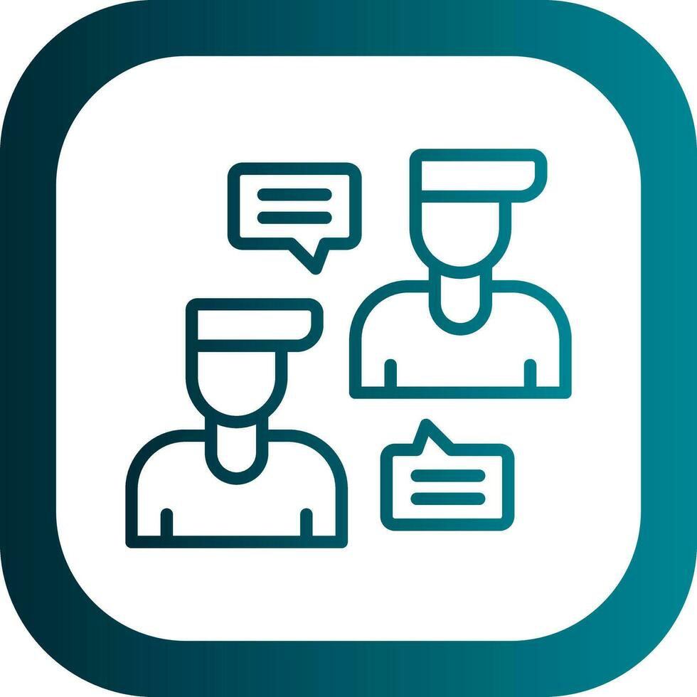 Forum Vector Icon Design