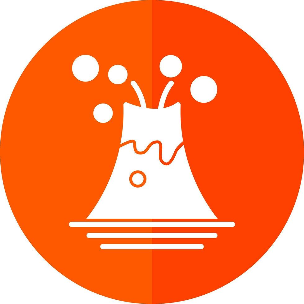 Volcano Vector Icon Design