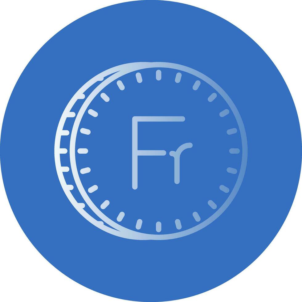 Franc Vector Icon Design