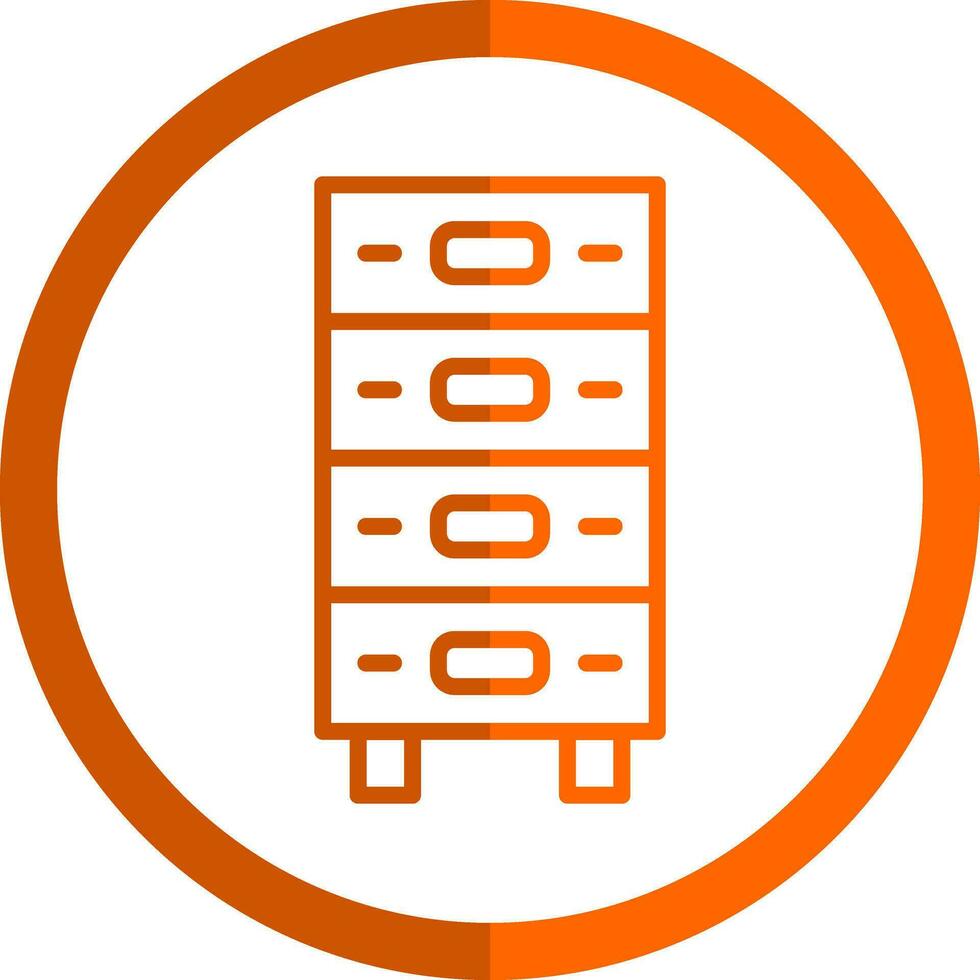 Drawer Vector Icon Design