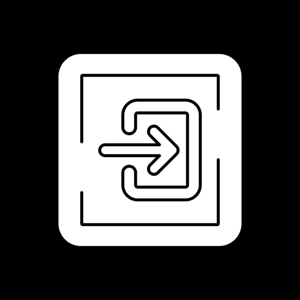 Log In Vector Icon Design