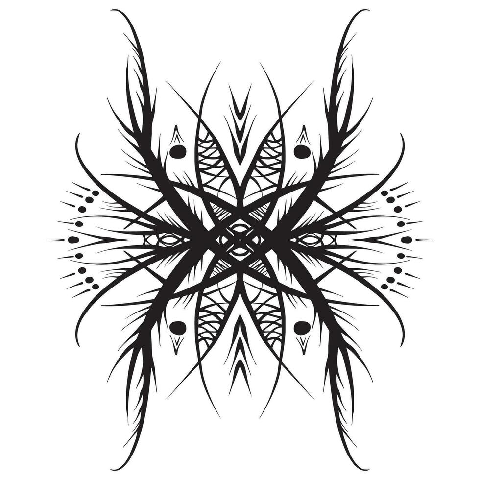 Tribal Art Variant, good for graphic resources, printable art, suitable for design resources, logo, template designs, and more. vector