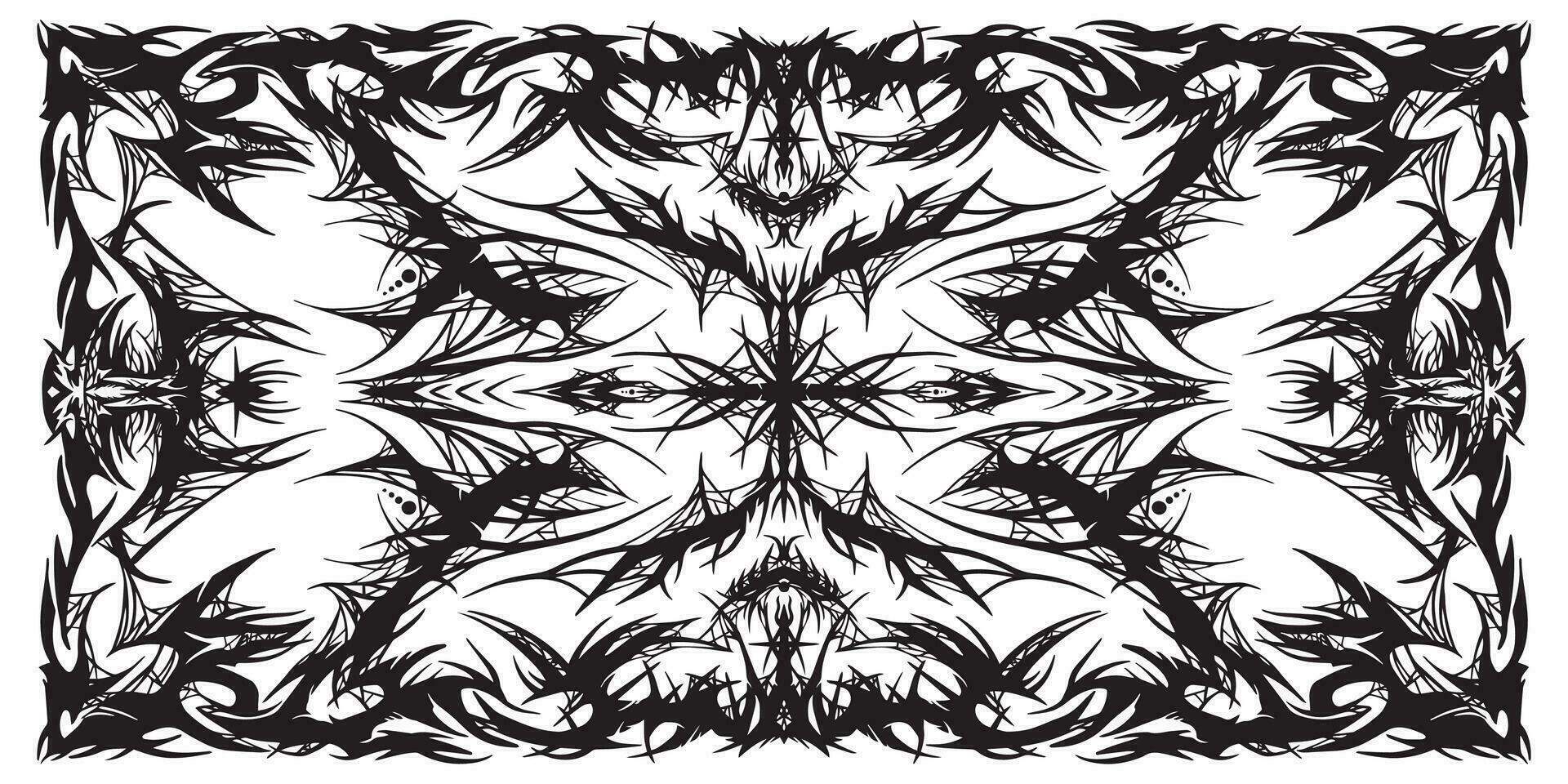 Tribal Art Variant, good for graphic resources, printable art, suitable for design resources, logo, template designs, and more. vector