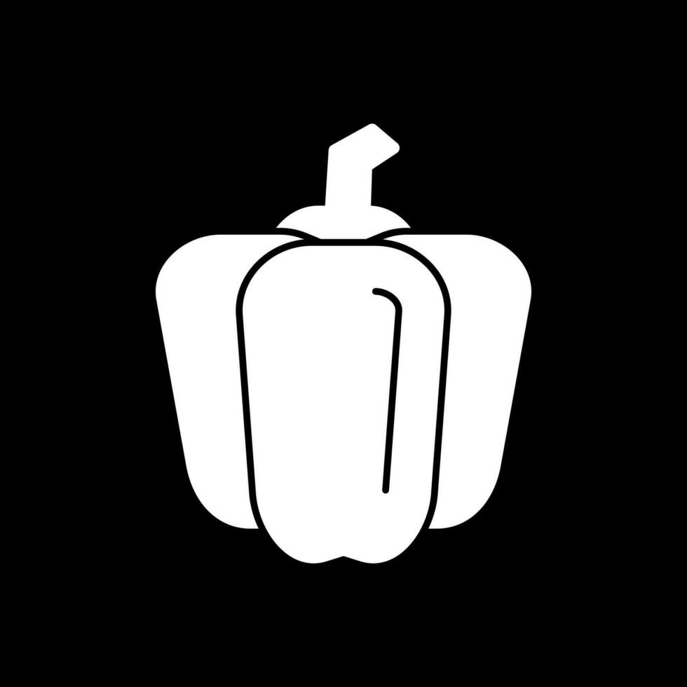 Bell Pepper Vector Icon Design
