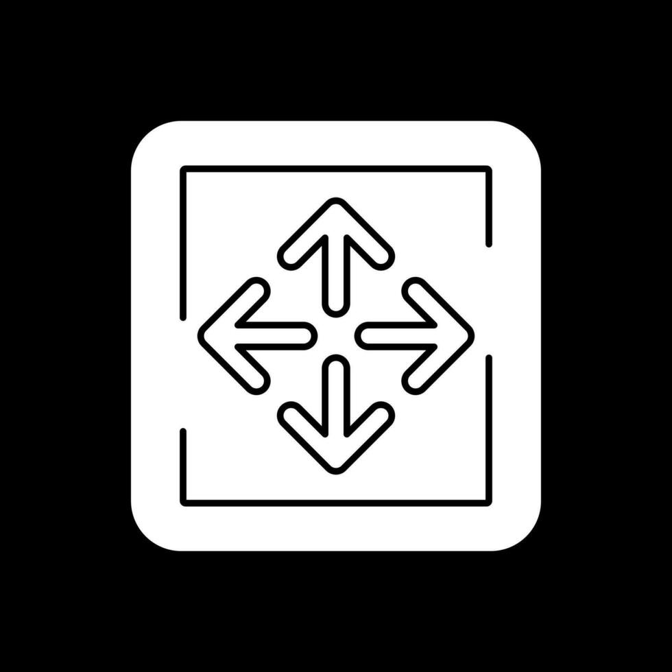 Expand Arrows Vector Icon Design