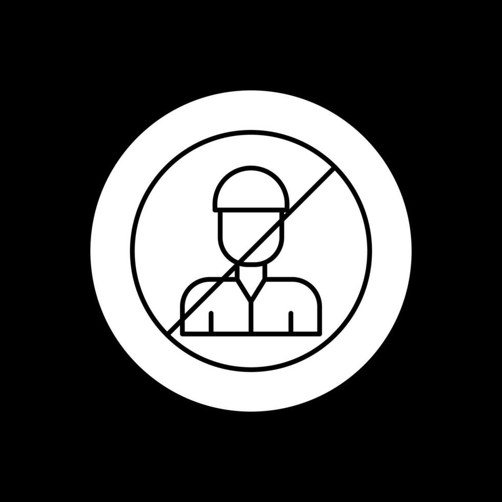 No Child Labor  Vector Icon Design